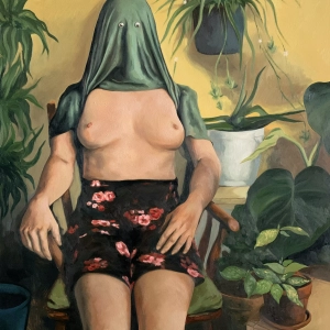 Untitled II - 2021, oil on canvas, 40 x 30 inch