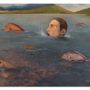 Untitled - 2024, oil on linen, 30 x 40 inch