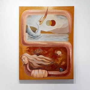 Underworld - 2025, oil on canvas, 48 x 36 inch