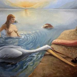 The song is mine to sing - 2026, oil on linen, 48 x 60 inch
